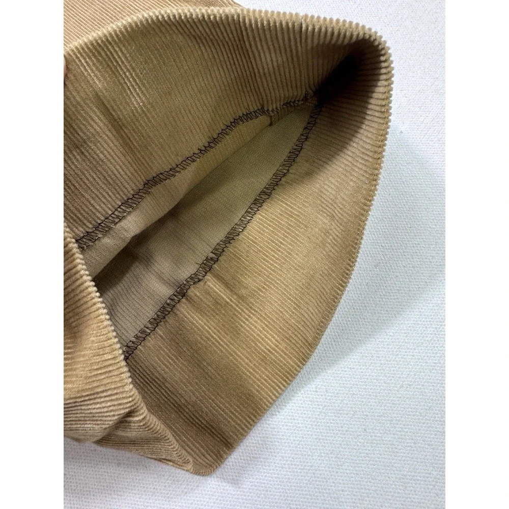 Vintage Bernard Zins Corduroy Pants Mens 32 Brown William Stretch Portugal 33x28